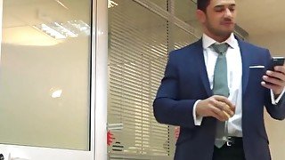 Latino Businessmen Ass Bang In Office