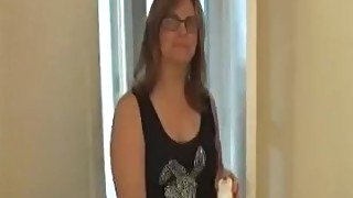 Lady Wearing Glasses Gets Blasted