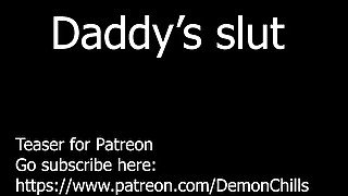 AUDIO ONLY  Daddys slut - Teaser