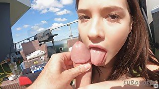 Pov Outdoor Blowjob From Gorgeous Spinner Model Matty Mila Perez Cum Loving Girl