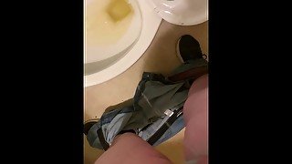 Just little dick pissing