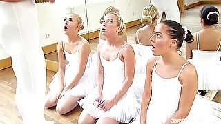 Sexy Dancer Babes Hot Fucked By Ballet Teacher - 720p Porn