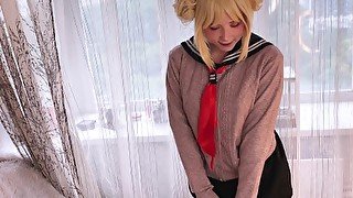 Himiko Toga was fucked by dildo