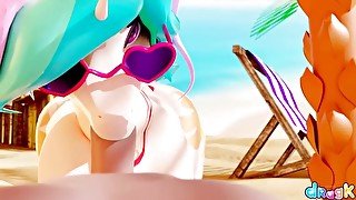 Princess Celestia From Sucks Cock And Has Sex On The Beach