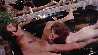 Jeffrey Hurst and Crystal Sync hot vintage bathtub fucking