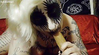 Black Metal Girl Sucks Your Cock