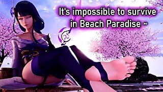 [Hentai JOI TEASER] Beach Paradise [Multiple Endings, light CBT, possible Cuckhold, Futa]