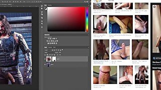 Cyberpunk 2077 Dick Customization Photoshop Tutorial