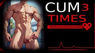 CUM 3 TIMES JOI /// ASMR