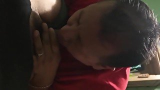 Married old man sucking my cock