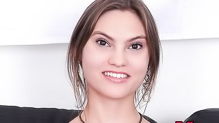 Polish amateur casting threesome