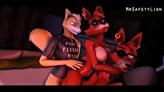 MrSafetyLion Official - FNAF Foxy x Night Guards