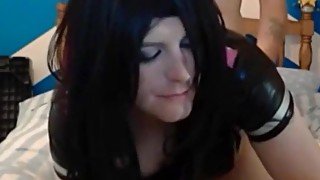 Crossdresser Sucks then gets Fucked