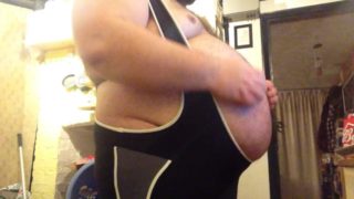 human balloon singlet clip