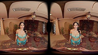 VR Conk Jasmine & Aladdin Porn Parody With The Hot - Sophia Leone In VR Porn