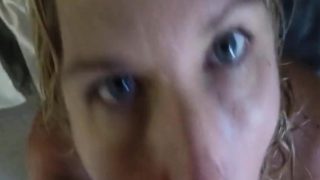 Cum fills her eyes