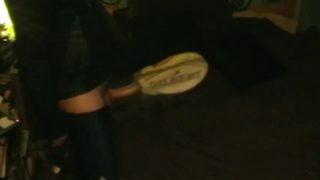 fucking my fleshlight in rugby ball