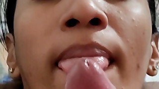 Pov blowjob from Latina babe