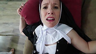 Father Plants His Seed In Christian Nun - Big dick