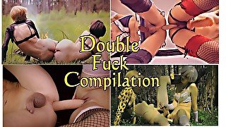 Double Fucking Lesbian Compilation