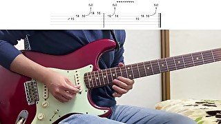 B.B. King Slow Blues Guitar Lick 2 From How Blue Can You Get Live at Farm Aid 1985 / Tutorial