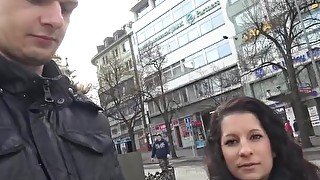 HUNT4K. Hunter finds greedy whore Jocelyne Z on Vaclavs square in Prague