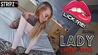 Lauren Brock In Lick Me! - Tattooed Solo Model Fingering