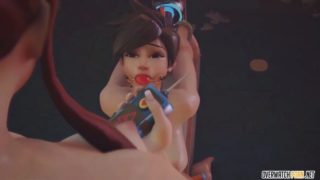 Brigitte fucking tracer in lesbian session