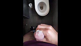 HUGE CUMSHOT AFTER 2 WEEKS -So Horny Student Jerks Off His MONSTER COCK and Cums At the University