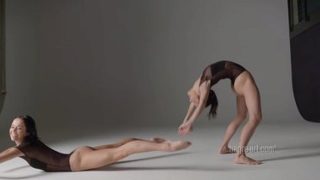 Julietta and Magdalena Nude Dance Performance