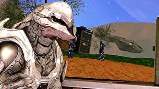 Surrounded, Hyper Sangheili Muscle Growth Animation