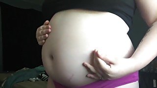 Bloated gurgling belly