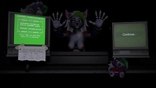 Roxanne Wolf animatronic malfunction  Five Nights at Freddy's Parody