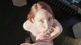 HOT POV BLOWJOB (Oral creampie) - MollyRedWolf