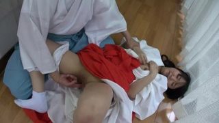 Racy flat chested oriental teen tart Haruna Aitsuki featuring cocksucking video