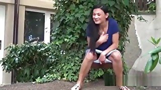 Three Kinky Girls Pissing On The Streets