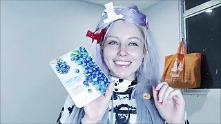 ⚡🐧 Blastoise Vanity • Review MISS NANA Blueberrie Mask cleansing 🐧⚡