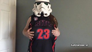 Busty Von Tease - Stormtrooper Blowjob