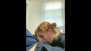 Good girl gets her cum shot