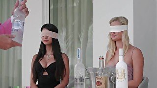 Porn Hub Rick Sykes doing his Vodka tasting contest with legendary Model Lee Dahlberg,