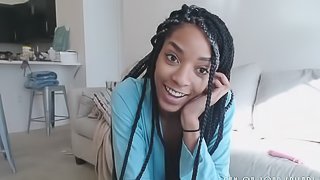 Young Ebony Slut With Great Ass On Cam