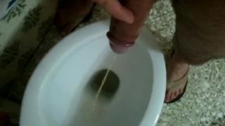 pissing after cum