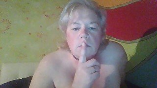 Momma pleasuring myself with dildo in my ass and pussy making me squirt