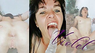 Milf Fucks Ass with Tantacle Dildo. ATM taste so GOOD