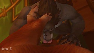 Tauren fucking a Worgen 2