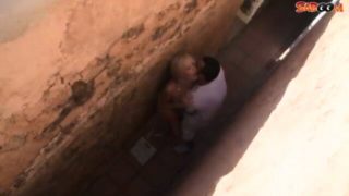 Blonde Teen Fucks Tourist in Alley