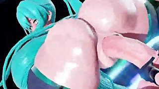 Hatsune Miku FUTA SQUIRT ORGASM