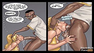 Detention season #3 ep. # 3 - Horny Gym Teacher wanted a Taste of the school Nerd's BBC  Collage