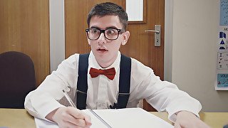 Young Nerd Has A Luck To Fuck Posh Teen Cheerleader