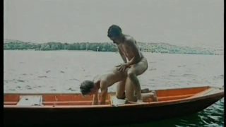 Euro gays suck dick and hump some ass while out on their boat